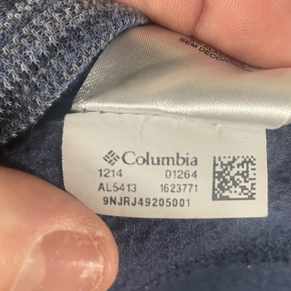 Columbia Women's Optic Got It III Half Zip Fleece Jacket Blue Heather Size S - Picture 10 of 10